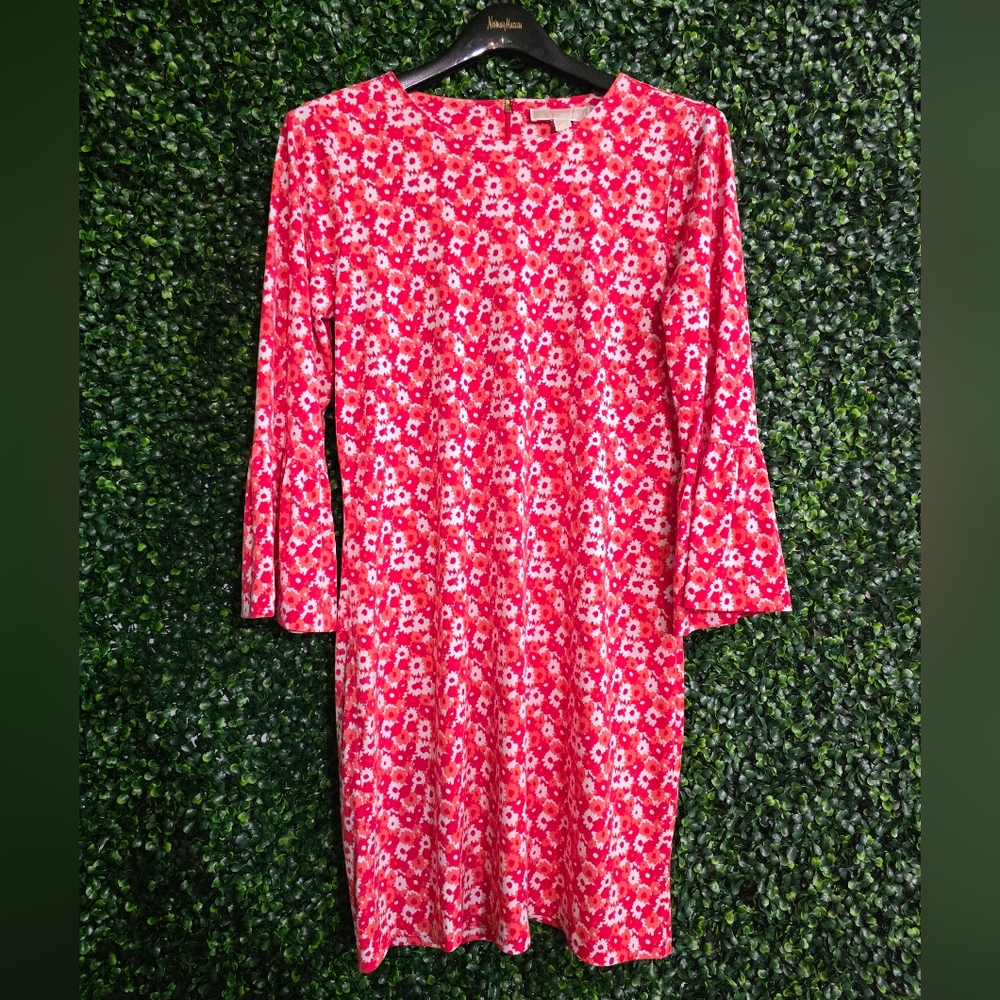 Michael  Michael Kors Women's Pink Sheath Dress Size M
